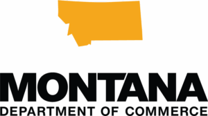 Logo for the Montana Department of Commerce.