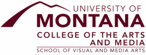 Logo for the University of Montana College of the Arts and Media School of Visual and Media Arts