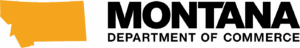 Logo for Montana Department of Commerce.