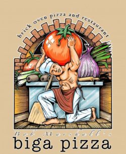Logo for Biga Pizza Missoula.