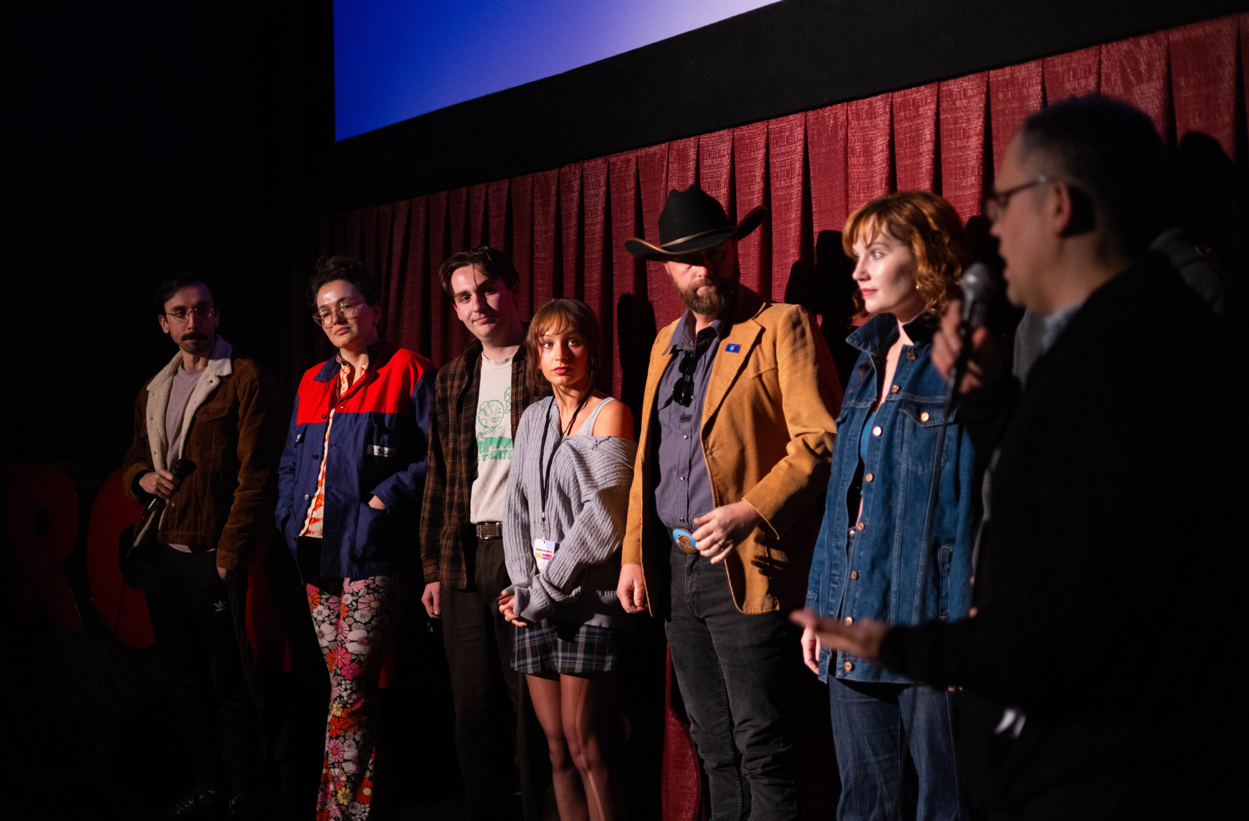 MTFF-DayFour-18 Group of people on stage for a talk back.